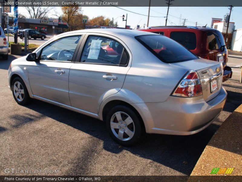 Cosmic Silver Metallic / Charcoal 2008 Chevrolet Aveo LS Sedan