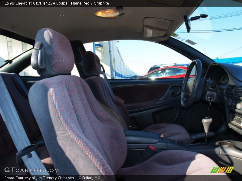 Flame Red / Graphite 1998 Chevrolet Cavalier Z24 Coupe