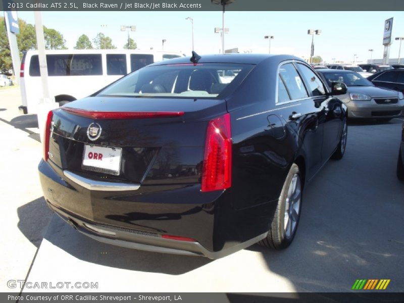 Black Raven / Jet Black/Jet Black Accents 2013 Cadillac ATS 2.5L