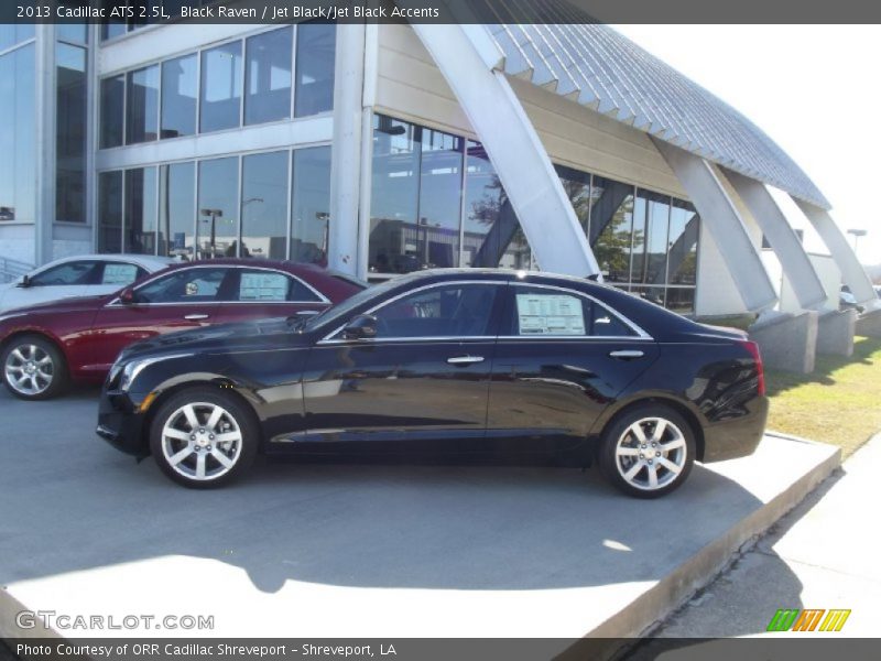 Black Raven / Jet Black/Jet Black Accents 2013 Cadillac ATS 2.5L