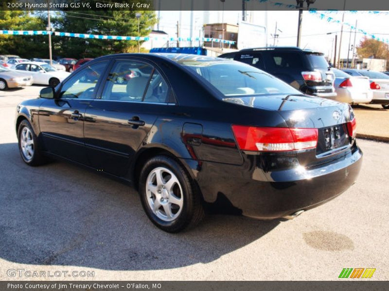 Ebony Black / Gray 2006 Hyundai Sonata GLS V6