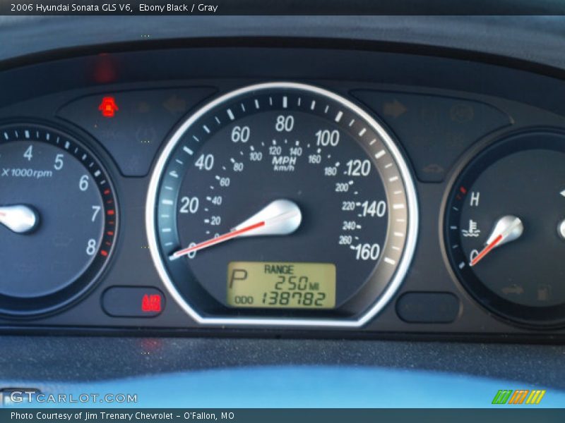 Ebony Black / Gray 2006 Hyundai Sonata GLS V6