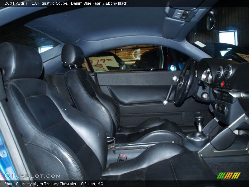 Denim Blue Pearl / Ebony Black 2001 Audi TT 1.8T quattro Coupe