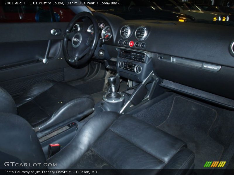 Denim Blue Pearl / Ebony Black 2001 Audi TT 1.8T quattro Coupe