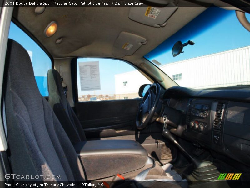 Patriot Blue Pearl / Dark Slate Gray 2001 Dodge Dakota Sport Regular Cab