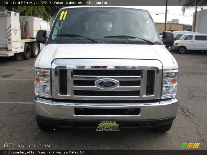 Oxford White / Medium Flint 2011 Ford E Series Van E250 XL Cargo