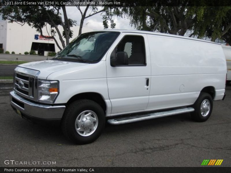 Oxford White / Medium Flint 2011 Ford E Series Van E250 XL Cargo