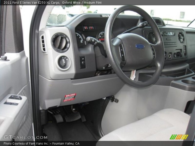 Oxford White / Medium Flint 2011 Ford E Series Van E250 XL Cargo