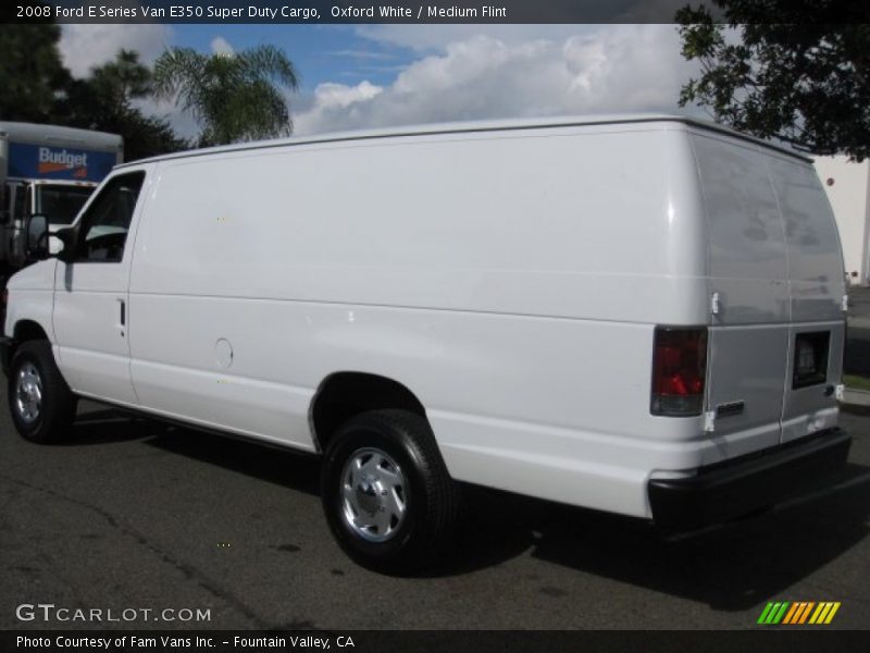 Oxford White / Medium Flint 2008 Ford E Series Van E350 Super Duty Cargo