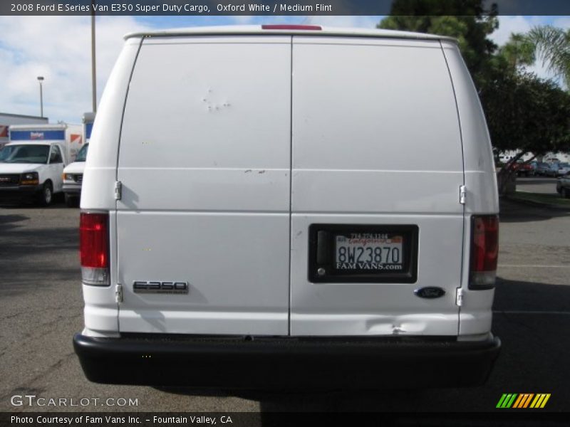 Oxford White / Medium Flint 2008 Ford E Series Van E350 Super Duty Cargo