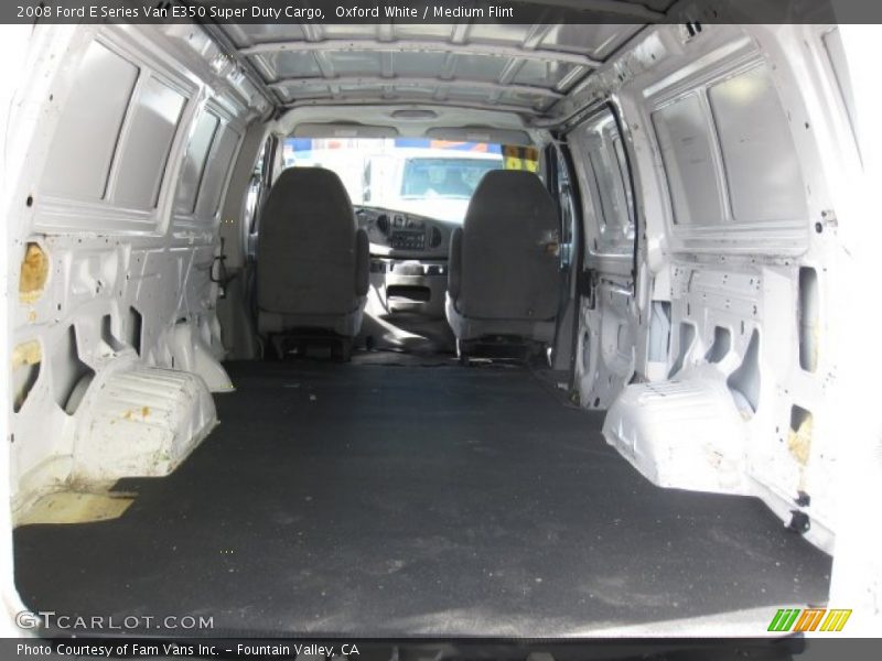 Oxford White / Medium Flint 2008 Ford E Series Van E350 Super Duty Cargo