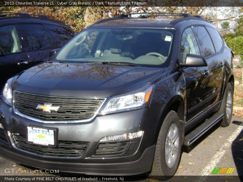 Cyber Gray Metallic / Dark Titanium/Light Titanium 2013 Chevrolet Traverse LS