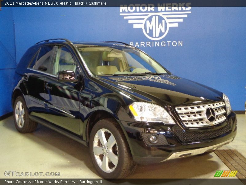 Black / Cashmere 2011 Mercedes-Benz ML 350 4Matic