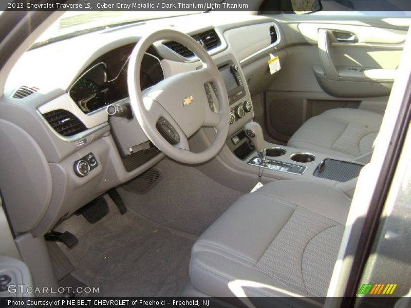 Cyber Gray Metallic / Dark Titanium/Light Titanium 2013 Chevrolet Traverse LS