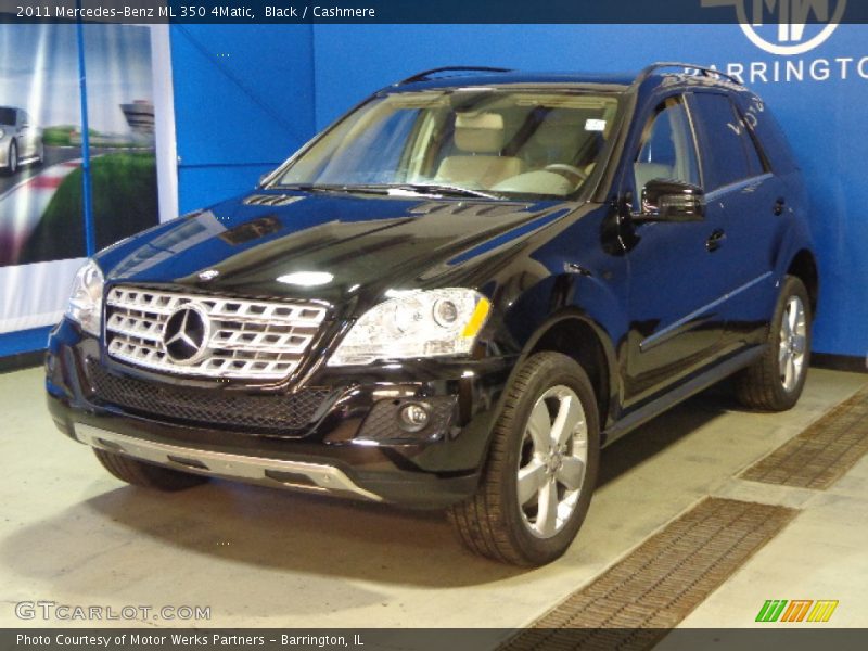 Black / Cashmere 2011 Mercedes-Benz ML 350 4Matic