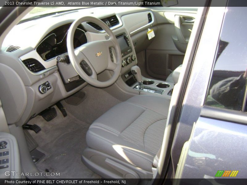 Atlantis Blue Metallic / Dark Titanium/Light Titanium 2013 Chevrolet Traverse LS AWD