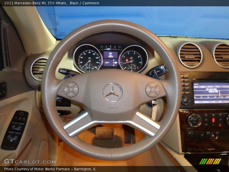 Black / Cashmere 2011 Mercedes-Benz ML 350 4Matic