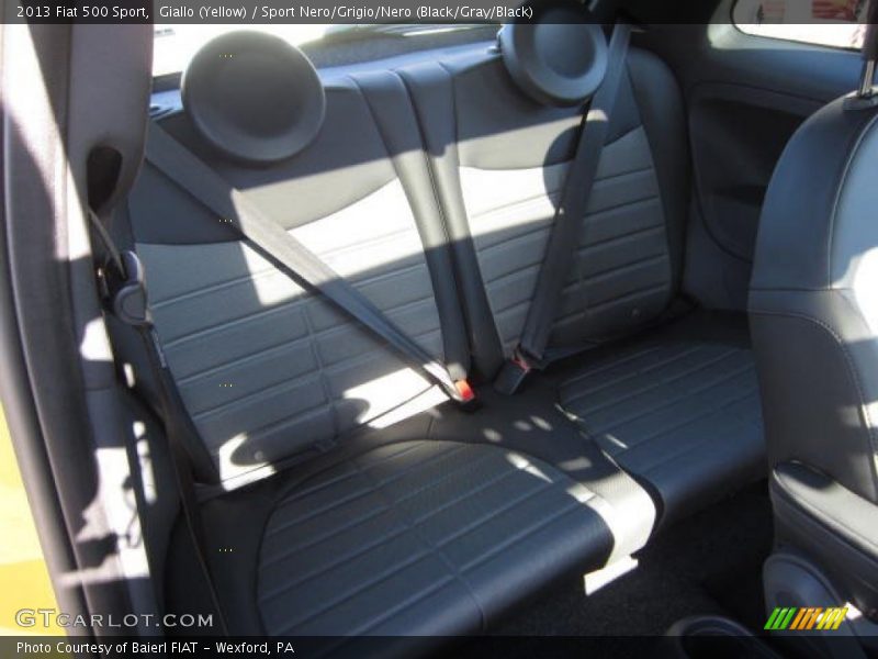 Giallo (Yellow) / Sport Nero/Grigio/Nero (Black/Gray/Black) 2013 Fiat 500 Sport