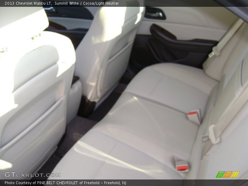Summit White / Cocoa/Light Neutral 2013 Chevrolet Malibu LT