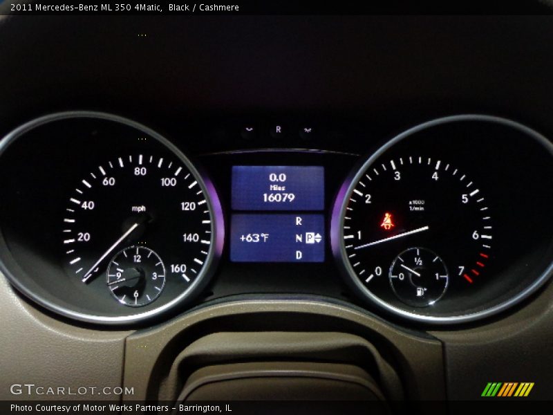 Black / Cashmere 2011 Mercedes-Benz ML 350 4Matic