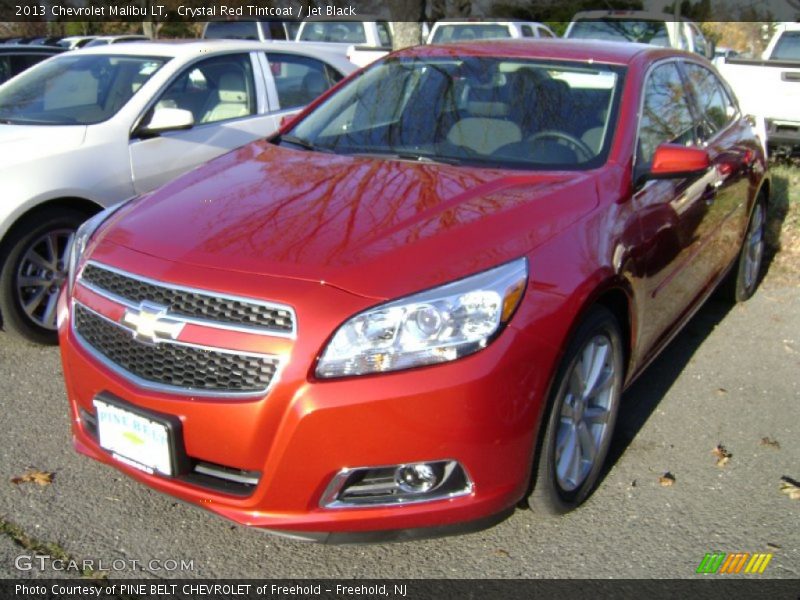 Crystal Red Tintcoat / Jet Black 2013 Chevrolet Malibu LT