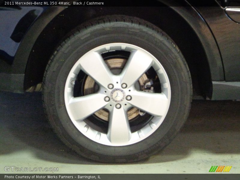 Black / Cashmere 2011 Mercedes-Benz ML 350 4Matic