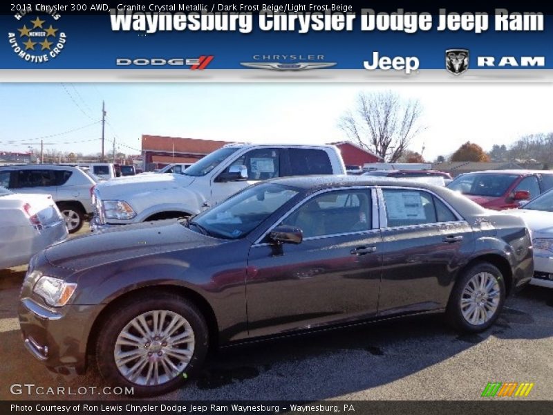 Granite Crystal Metallic / Dark Frost Beige/Light Frost Beige 2013 Chrysler 300 AWD