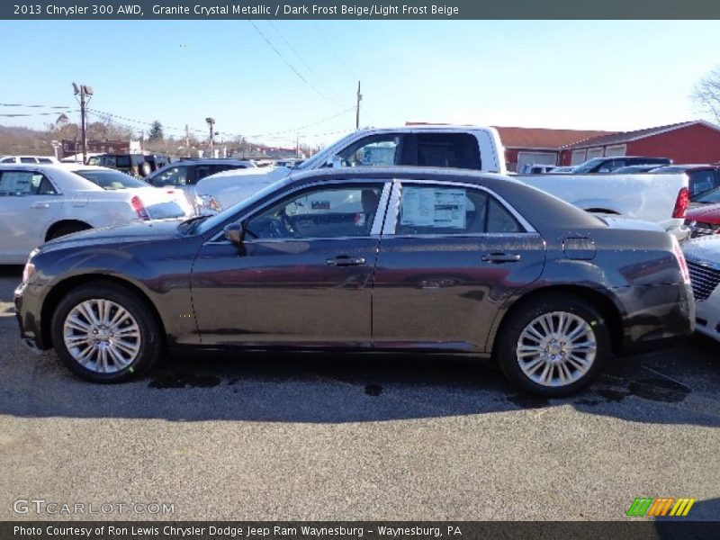 Granite Crystal Metallic / Dark Frost Beige/Light Frost Beige 2013 Chrysler 300 AWD