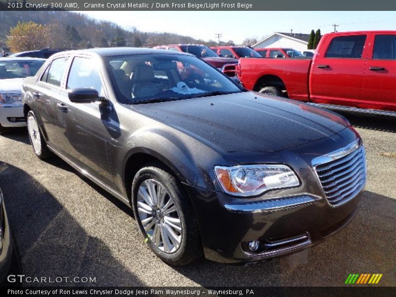 Granite Crystal Metallic / Dark Frost Beige/Light Frost Beige 2013 Chrysler 300 AWD
