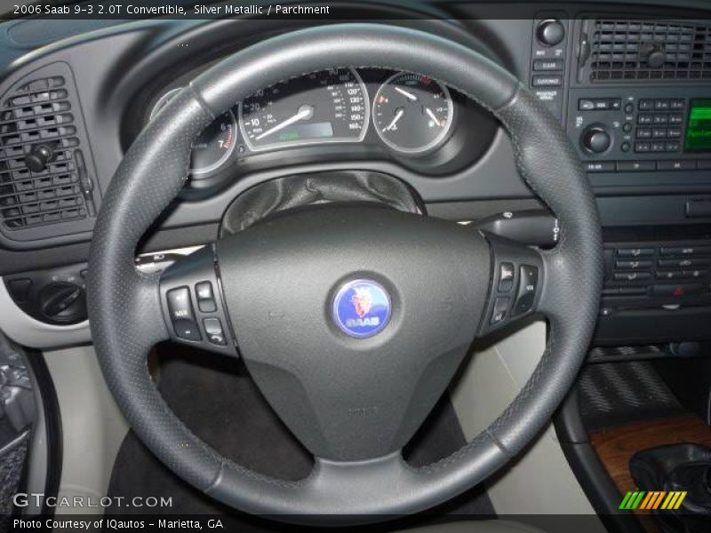 Silver Metallic / Parchment 2006 Saab 9-3 2.0T Convertible