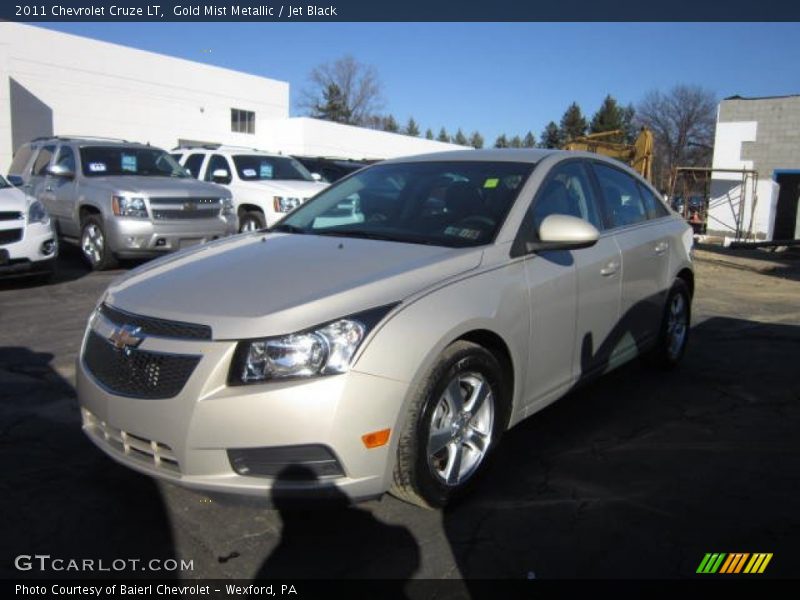 Gold Mist Metallic / Jet Black 2011 Chevrolet Cruze LT