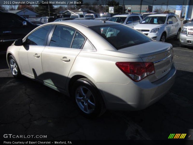 Gold Mist Metallic / Jet Black 2011 Chevrolet Cruze LT