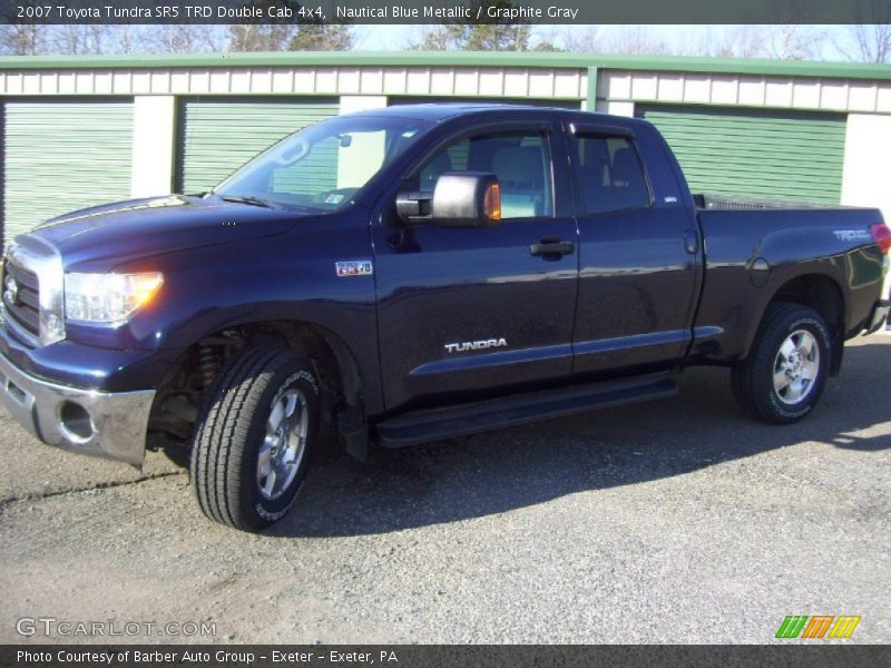 Nautical Blue Metallic / Graphite Gray 2007 Toyota Tundra SR5 TRD Double Cab 4x4