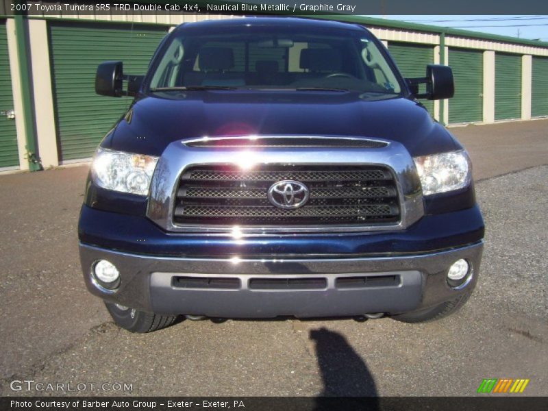 Nautical Blue Metallic / Graphite Gray 2007 Toyota Tundra SR5 TRD Double Cab 4x4