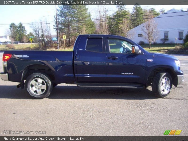 Nautical Blue Metallic / Graphite Gray 2007 Toyota Tundra SR5 TRD Double Cab 4x4
