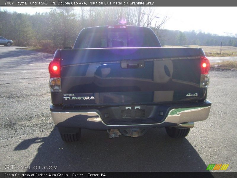 Nautical Blue Metallic / Graphite Gray 2007 Toyota Tundra SR5 TRD Double Cab 4x4