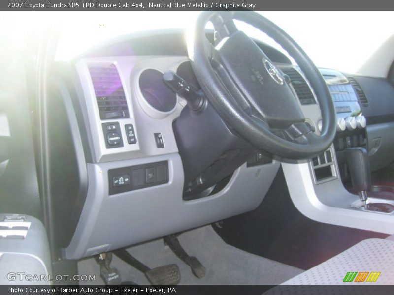Nautical Blue Metallic / Graphite Gray 2007 Toyota Tundra SR5 TRD Double Cab 4x4