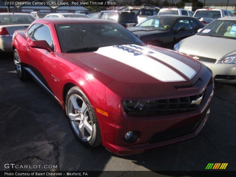 Red Jewel Tintcoat / Black 2010 Chevrolet Camaro SS/RS Coupe