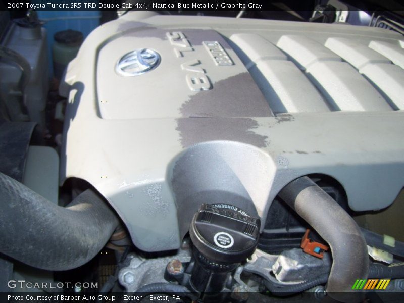Nautical Blue Metallic / Graphite Gray 2007 Toyota Tundra SR5 TRD Double Cab 4x4