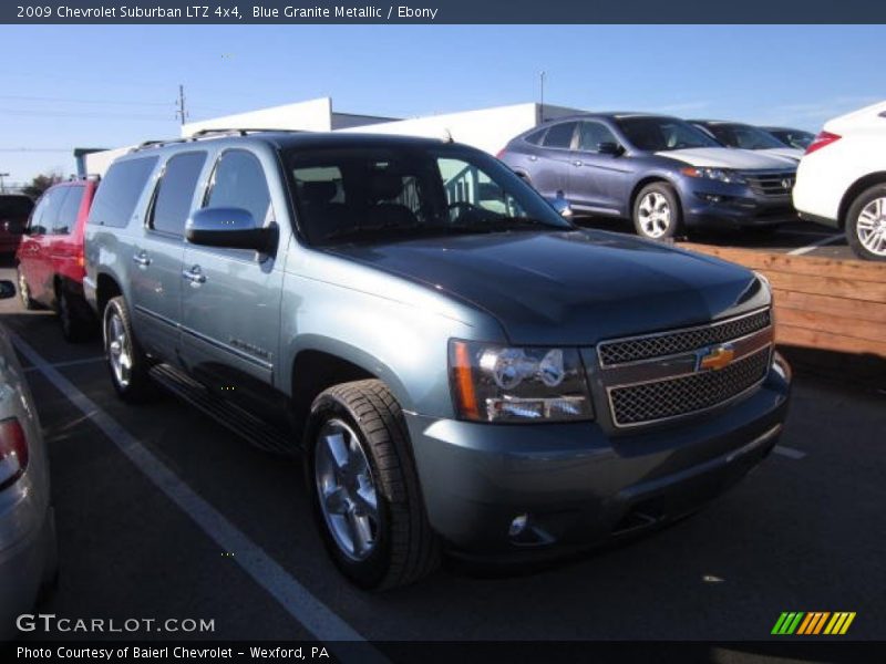 Blue Granite Metallic / Ebony 2009 Chevrolet Suburban LTZ 4x4