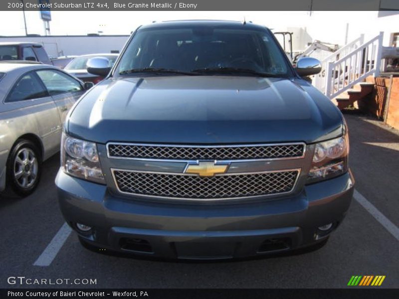 Blue Granite Metallic / Ebony 2009 Chevrolet Suburban LTZ 4x4