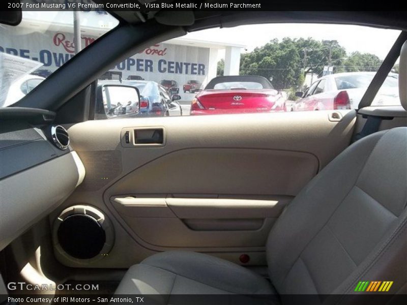 Vista Blue Metallic / Medium Parchment 2007 Ford Mustang V6 Premium Convertible