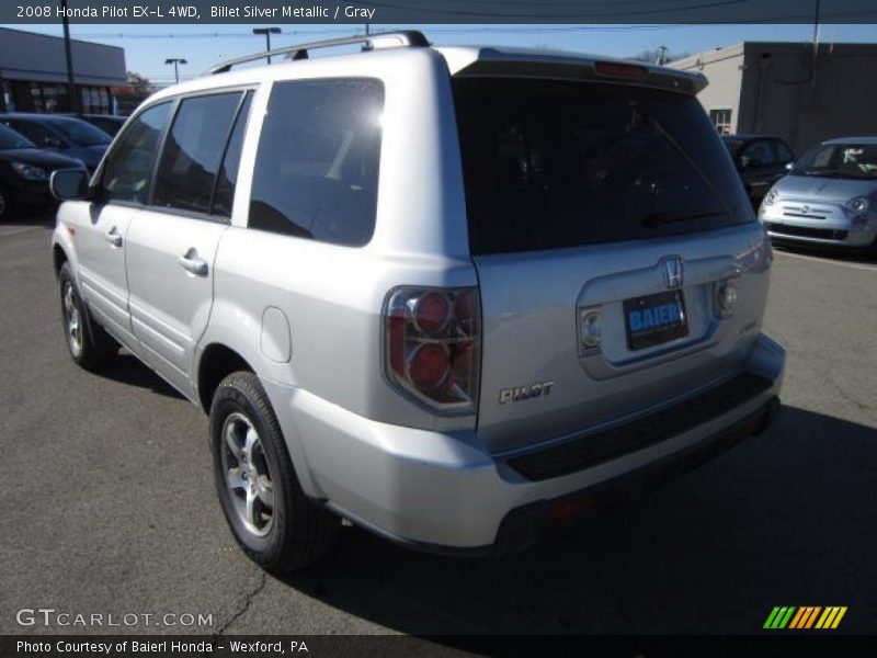 Billet Silver Metallic / Gray 2008 Honda Pilot EX-L 4WD