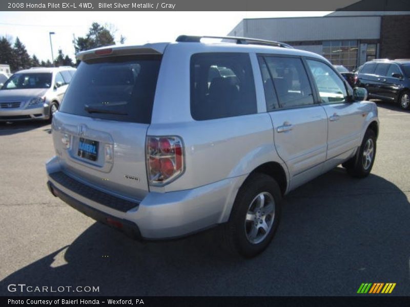 Billet Silver Metallic / Gray 2008 Honda Pilot EX-L 4WD