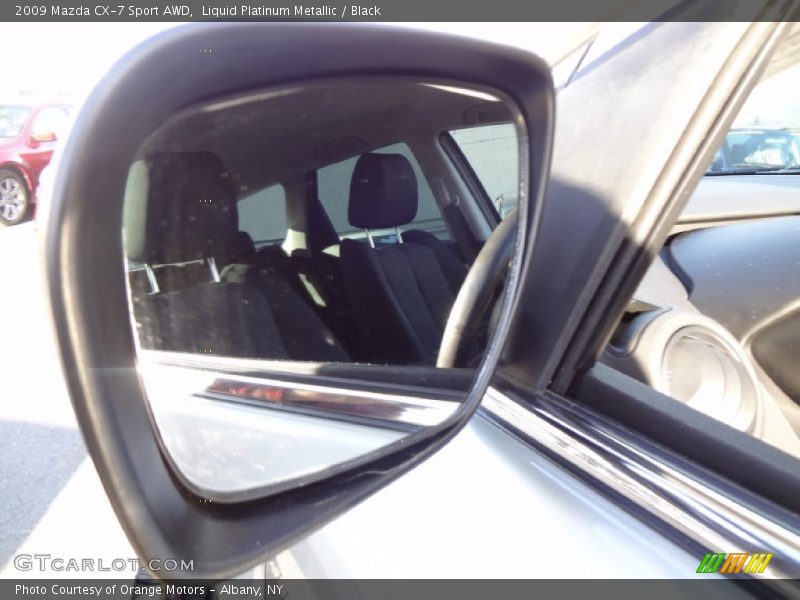 Liquid Platinum Metallic / Black 2009 Mazda CX-7 Sport AWD
