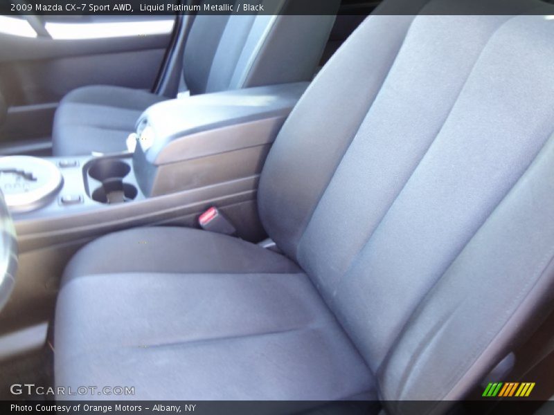 Liquid Platinum Metallic / Black 2009 Mazda CX-7 Sport AWD