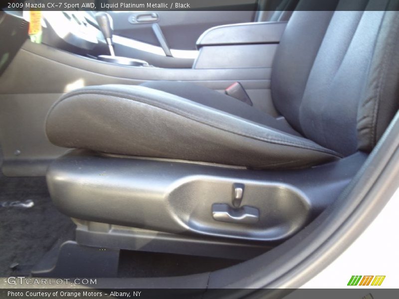 Liquid Platinum Metallic / Black 2009 Mazda CX-7 Sport AWD