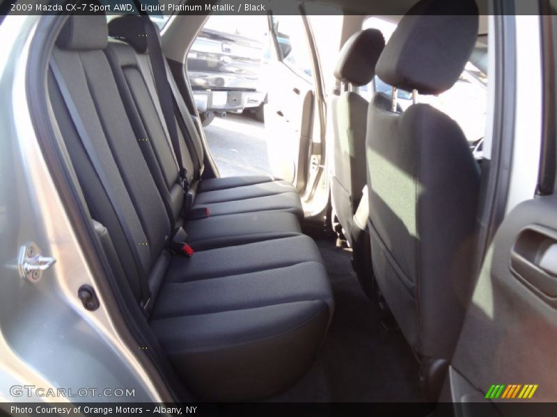 Liquid Platinum Metallic / Black 2009 Mazda CX-7 Sport AWD