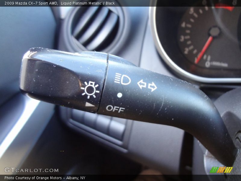 Liquid Platinum Metallic / Black 2009 Mazda CX-7 Sport AWD