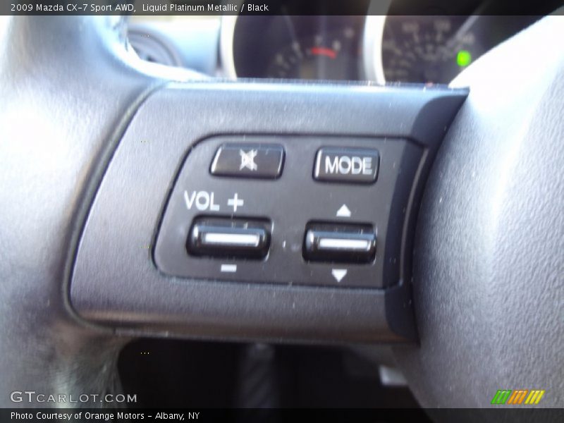 Liquid Platinum Metallic / Black 2009 Mazda CX-7 Sport AWD